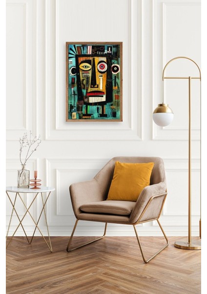 Soyut Ahşap Çerçeveli Tablo fiyatları