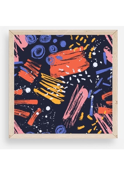 Modern Ahşap Çerçeveli Tablo