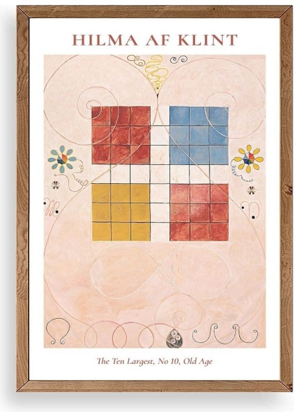 Hilma Af Klint Ahşap Çerçeveli Tablo