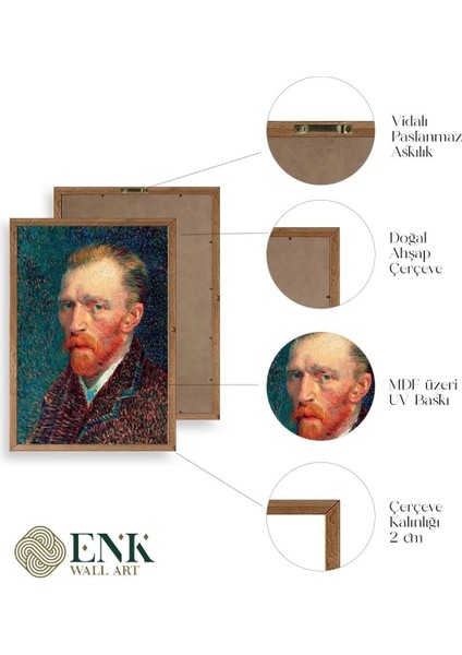 Van Gogh Ahşap Çerçeveli Tablo fırsatları