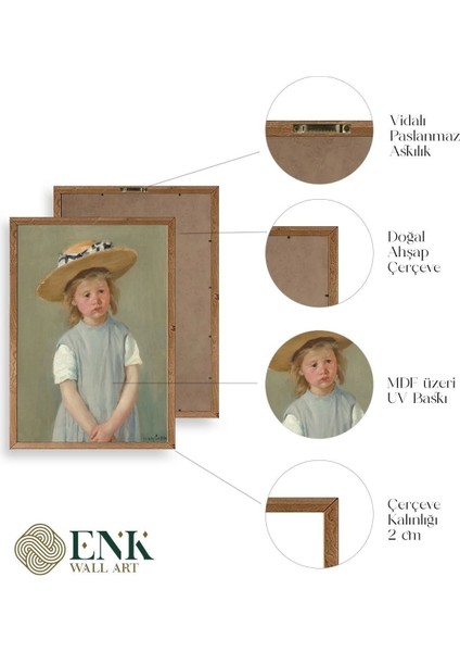 Cassatt Ahşap Çerçeveli Tablo fırsatları