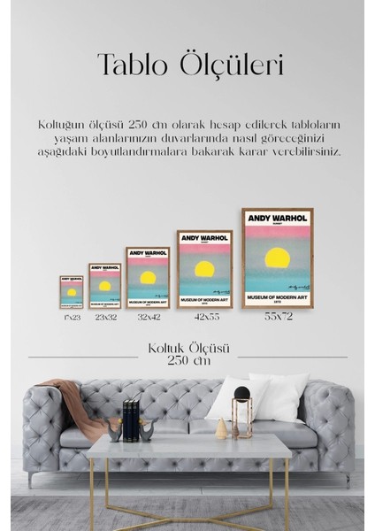 Andy Warhol Ahşap Çerçeveli Tablo indirimleri