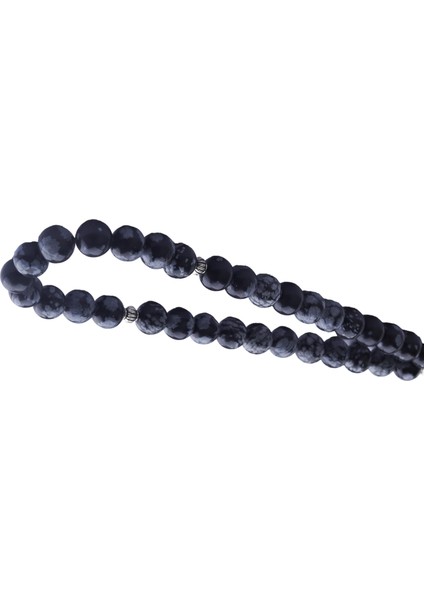 Karlı Obsidyen Doğal Taş Tesbih 33'lü fiyatları