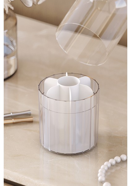 Şeffaf Kapaklı Makyaj Fırçası ve Kozmetik Organizeri, Hijyenik ve Şık fiyatları