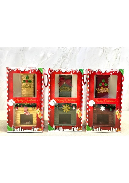 Dekoratif Şömine Tütsülük - Noel Temalı Çok Renkli fiyatları