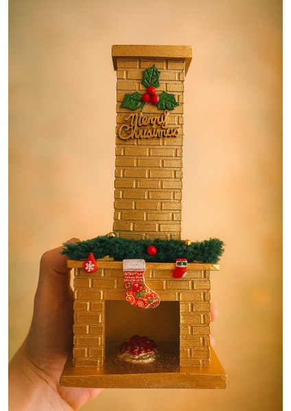 Dekoratif Şömine Tütsülük - Noel Temalı Çok Renkli modelleri