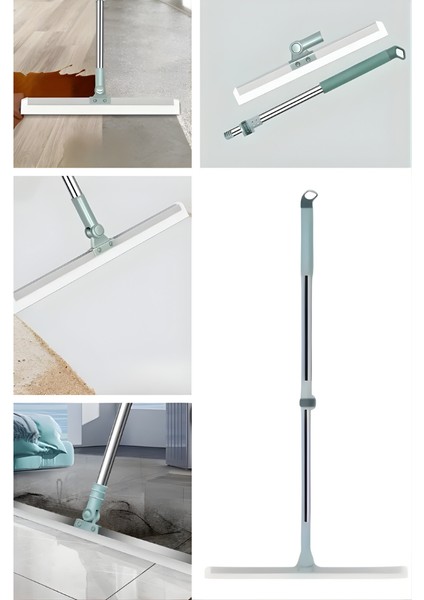 Mytechcat® Teleskopik Oynar Başlıklı Cam,zemin Silme Aparatı Çekçek