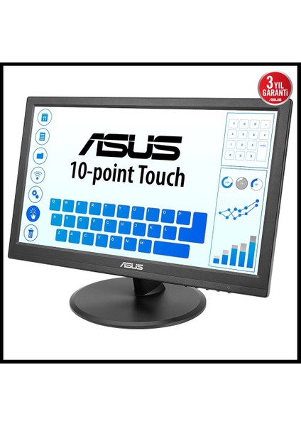 VT169HE 15.6" 5ms, 60hz, Dokunmatik, Hdmı, D-Sub, Düşük Mavi Işık, Freesync, IPS Panel Monitör modelleri