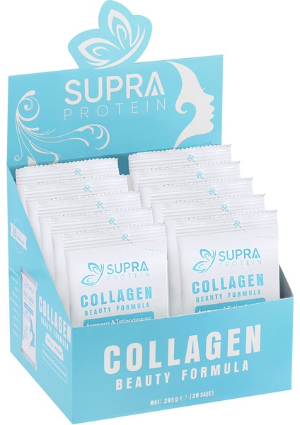 Collagen Beauty Formula – Tip 1&3 Toz Kolajen Takviyesi | 28 Saşe – 28 Günlük Cilt, Saç ve Tırnak Desteği