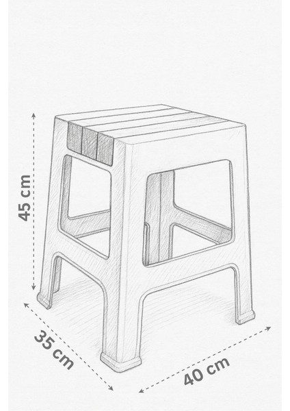Kaydırmaz Tabanlı Lüx Banyo Taburesi - Günlük Kullanım Çok Amaçlı Modern Tabure fırsatları