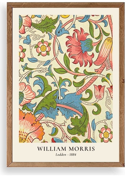 William Morris Ahşap Çerçeveli Tablo