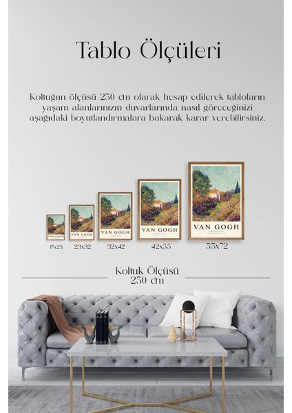 Van Gogh Ahşap Çerçeveli Tablo indirimleri