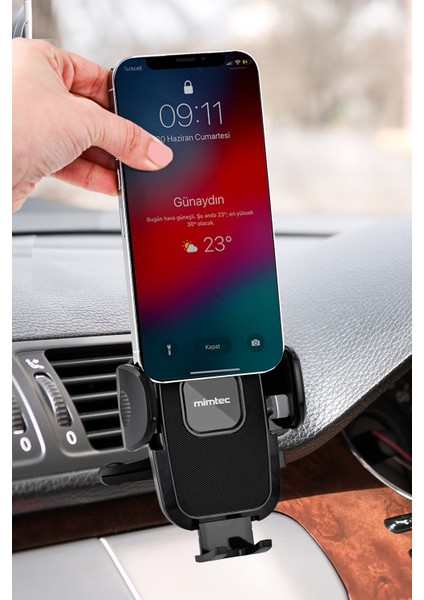 Klipsli Araç Telefon Tutucu, Klima Peteği Uyumu, Güçlü Metal Tasarım fiyatları