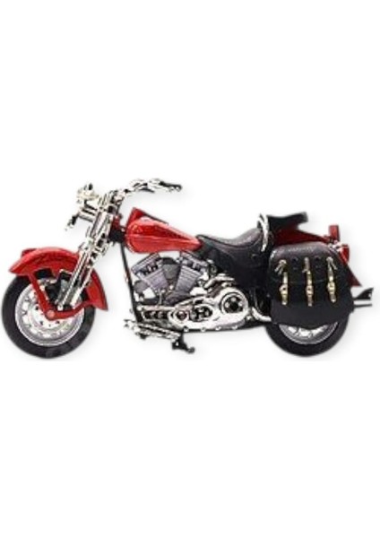 1:12 Ölçekli Model Motosiklet - Classic - HX796 - Kırmızı (Lisinya) fiyatları