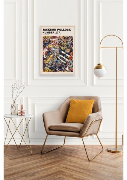 Jackson Polloc Ahşap Çerçeveli Tablo fiyatları