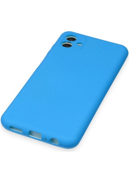 Samsung Galaxy A04 Kılıf Nano Içi Kadife Silikon - MAVI-(5796) - TGR4088-2810 indirimleri