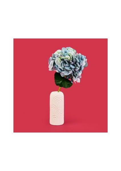 Deco Ortanca Dal Çiçek - Mavi - 37 cm