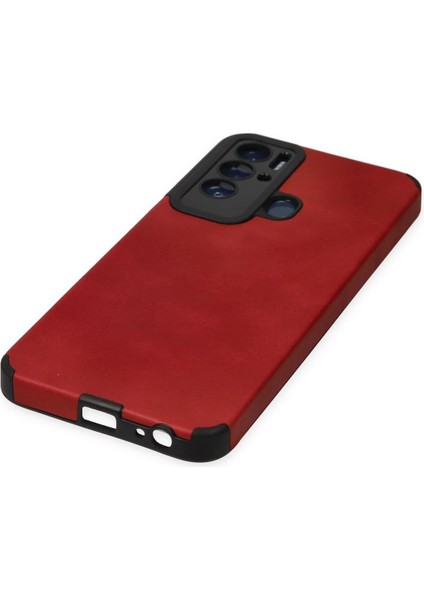 Tecno Pova Neo Kılıf Loop Deri Silikon - KIRMIZI-(5796) - TGR5789-9787 indirimleri