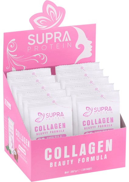 Collagen Beauty Formula – Tip 1&3 Toz Kolajen Takviyesi | 28 Saşe – 28 Günlük Cilt, Saç ve Tırnak Desteği
