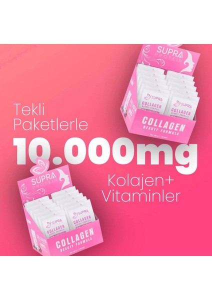 Collagen Beauty Formula – Tip 1&3 Toz Kolajen Takviyesi | 28 Saşe – 28 Günlük Cilt, Saç ve Tırnak Desteği indirimleri
