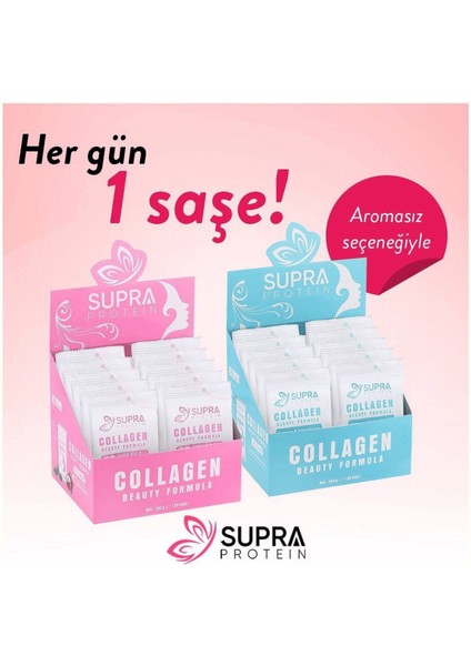 Collagen Beauty Formula – Tip 1&3 Toz Kolajen Takviyesi | 28 Saşe – 28 Günlük Cilt, Saç ve Tırnak Desteği