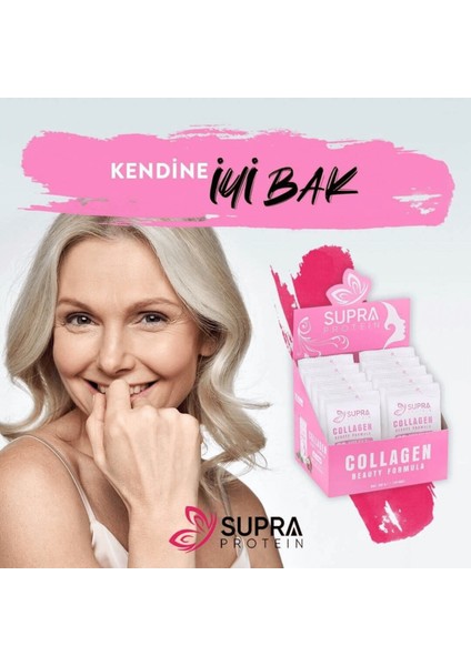 Collagen Beauty Formula – Tip 1&3 Toz Kolajen Takviyesi | 28 Saşe – 28 Günlük Cilt, Saç ve Tırnak Desteği