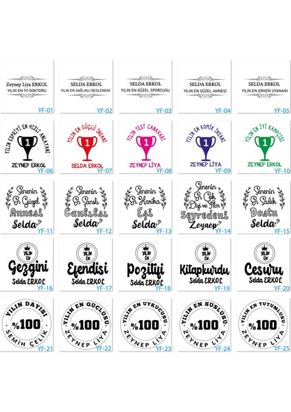 Kişiye Özel Ilginç Konsept Hediye Kutu - 6 Adet Sürpriz Mesajlı Şans Kurabiyesi