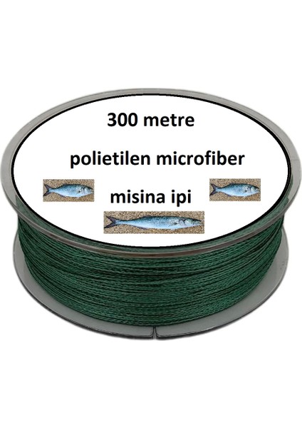 Misina 300M Polietilen Microfiber 2.0 Ip Misina Yeşil - Lisinya