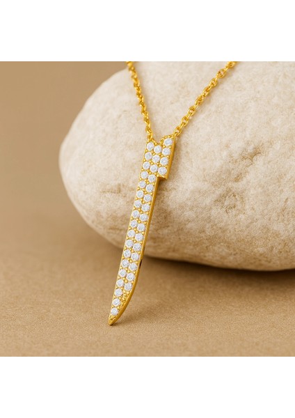 14 Ayar Altın Elif Kolye modelleri