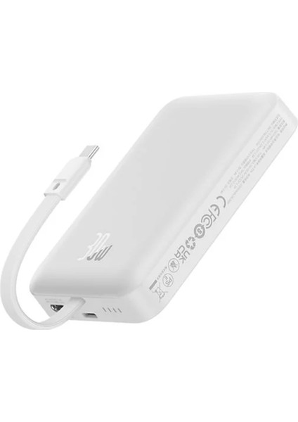 Magsafe Mini Wireless 30W 10.000 Mah Powerbank Beyaz
