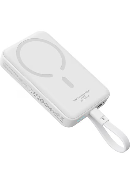 Magsafe Mini Wireless 30W 10.000 Mah Powerbank Beyaz fırsatları