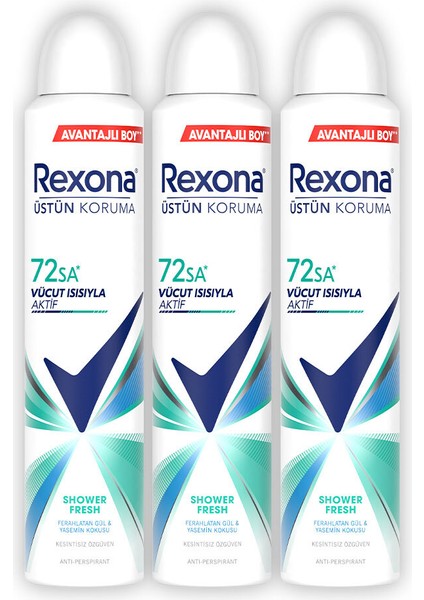 Kadın Sprey Deodorant Shower Fresh 200 ml X3 fiyatları