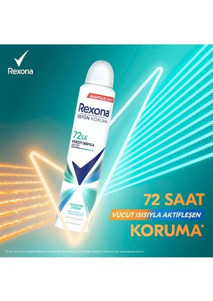 Kadın Sprey Deodorant Shower Fresh 200 ml X3 modelleri