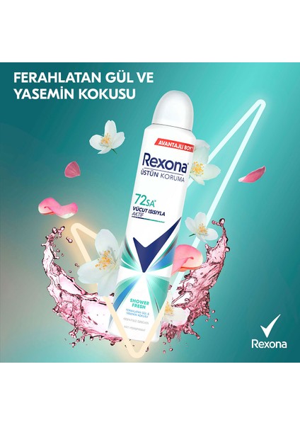Kadın Sprey Deodorant Shower Fresh 200 ml X3 indirimleri
