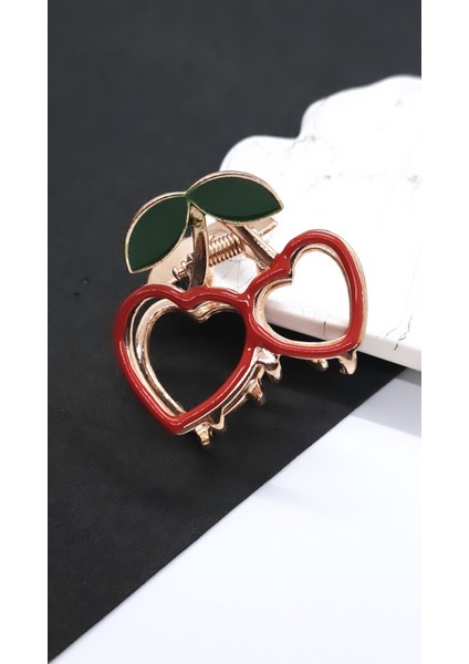 Kiraz Figür Metal Toka