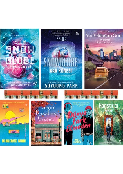 Tarçın Kasabası Gizemi, Snowglobe-1-2, Var Olduğun Gün, Karıştırıcı, Binlerce Mavi, Dünya Fark Etmeden(7kitap)