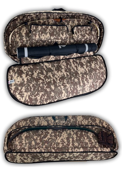 Xl Kamuflaj Yay Taşıma Çantası Geniş Hacimli Dayanıklı ve Koruyucu Okçuluk Çantası fiyatları