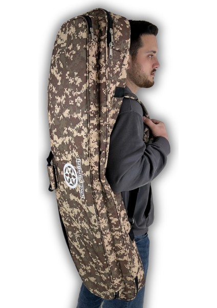 Xl Kamuflaj Yay Taşıma Çantası Geniş Hacimli Dayanıklı ve Koruyucu Okçuluk Çantası modelleri