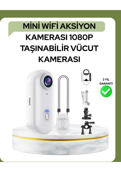 1080P Wifi Spor Kamerası Su Geçirmez Mini Aksiyon Kamera - TGR6409-4617