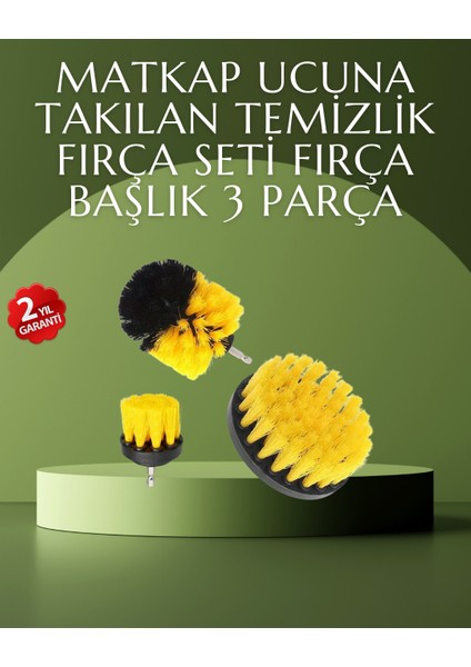 Matkap Ucu Temizlik Fırçası Seti Ev ve Araç Için - TGR4247-9922