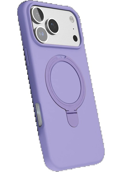 Apple iPhone 17 Pro Max Regal Magsafe Standlı Kapak - LILA-(5796) - TGR1126-9739 modelleri