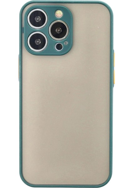 iPhone 13 Pro Max Kılıf Montreal Silikon Kapak - YEŞIL-(5796) - TGR6330-4693