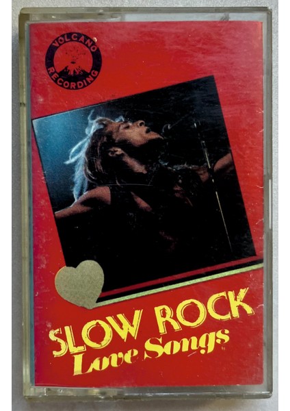 Slow Rock Love Songs Kaset (Orijinal Dönem Kağıt Baskı Kaset)