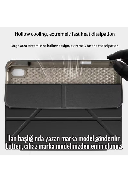iPad Pro 11 2024 Kılıf Baskılı Uyku Modlu Kalem Bölmeli Standlı Bart fiyatları