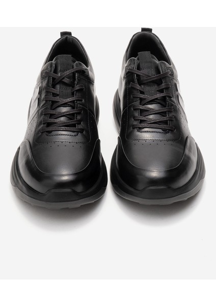 Erkek Bağcıklı Casual Ayakkabı Gerçek Deri Cr 2728 Siyah indirimleri