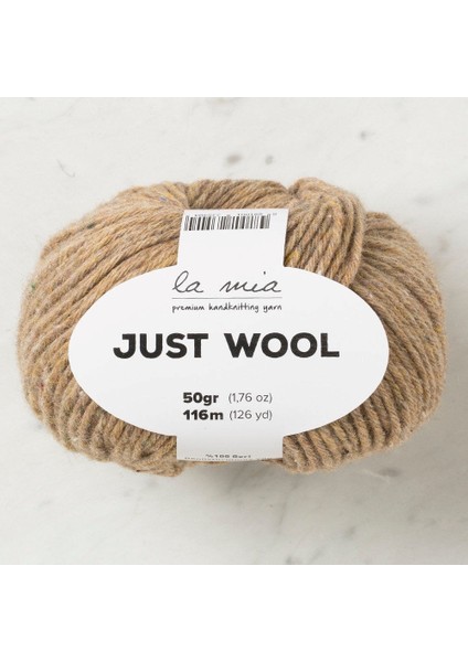 La Mia Just Wool Açık Kahverengi El Örgü Ipi - LT014 - 33830