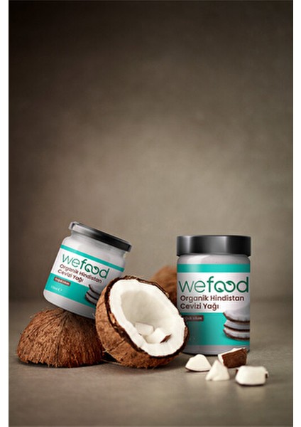 2'li Organik Hindistan Cevizi Yağı 300 ml Soğuk Sıkım Cilt ve Saç İçin Nemlendirici