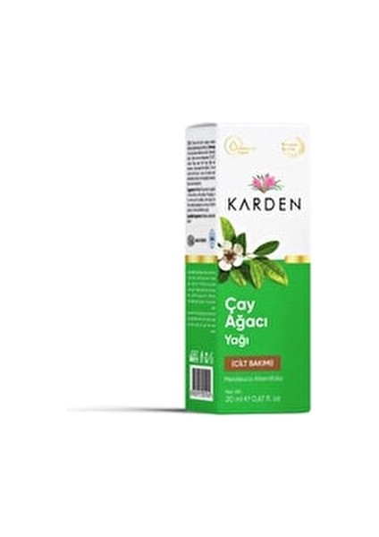 Çay Ağacı Yağı 20 ml Cilt Bakımı İçin Doğal Özellikler Sunan Bitkisel Yağ fiyatları