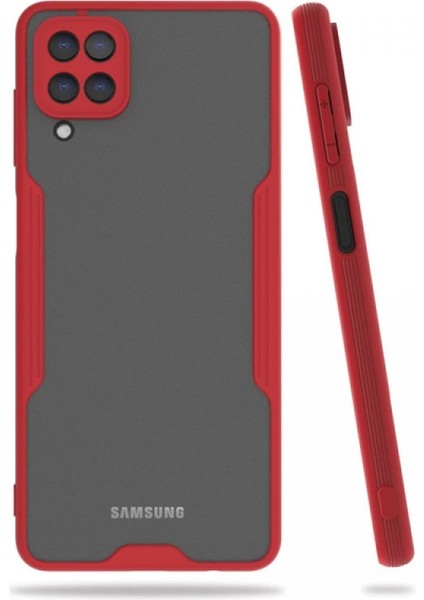 Kırmızı Silikon Kılıf, Galaxy A22 Için Şık ve Koruyucu Tasarım