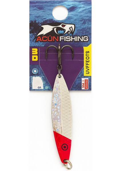 Nidingen 28GR 9cm 3D Efektli Metal Olta Lüfer Kaşık